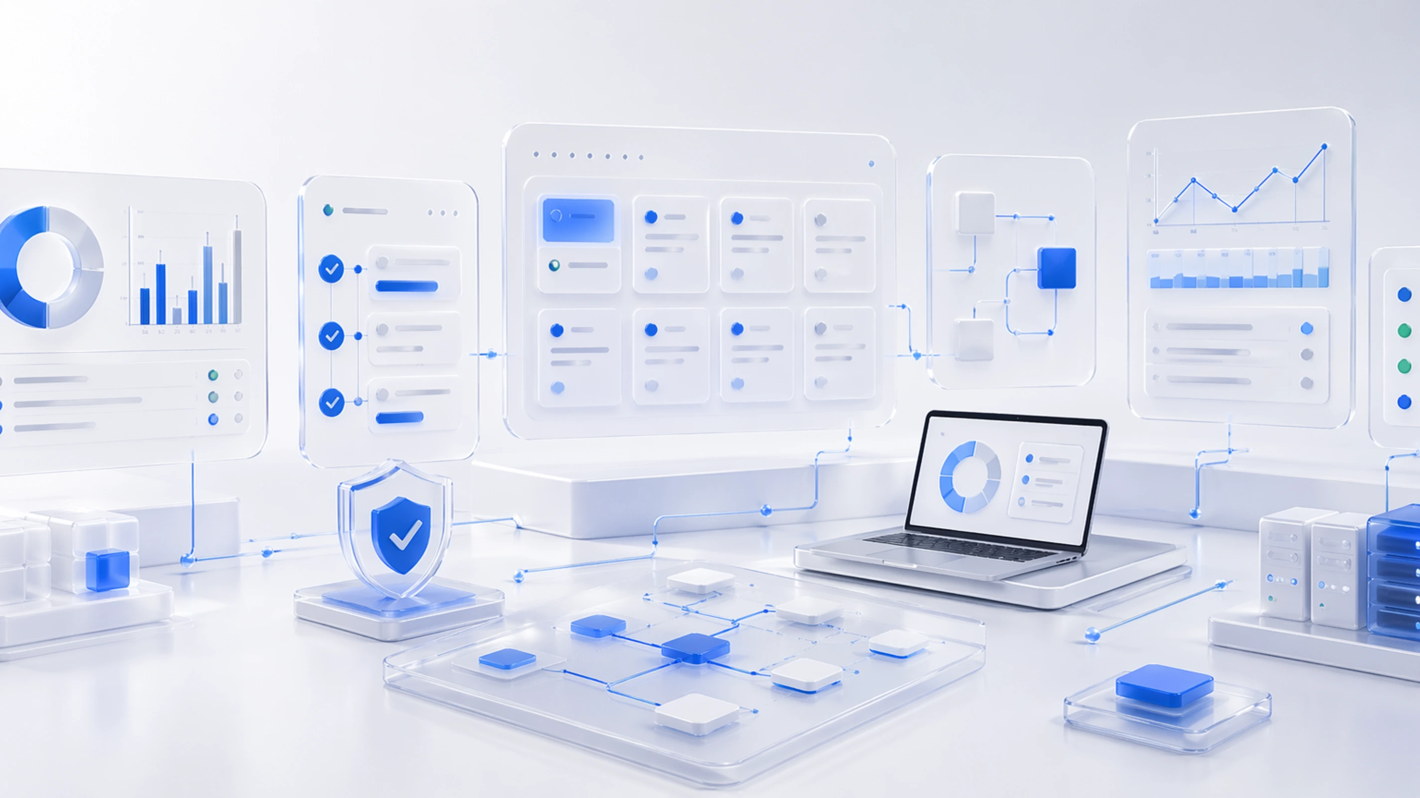 Project showcase collage for portfolio case studies